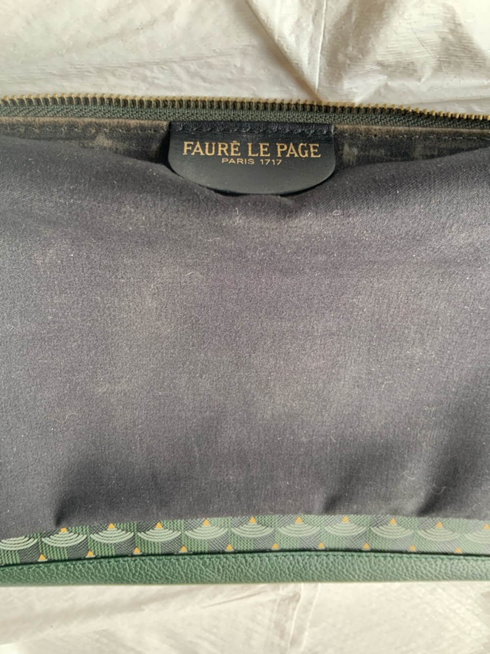 SALE🌟Faure Le Page Pouchette Zip 29 Green🌿🌷 - Picture 15 of 16